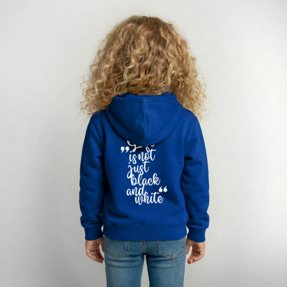 LiNBW. Crew Hoodie Life is not just black and white Edition White - LiNBW.