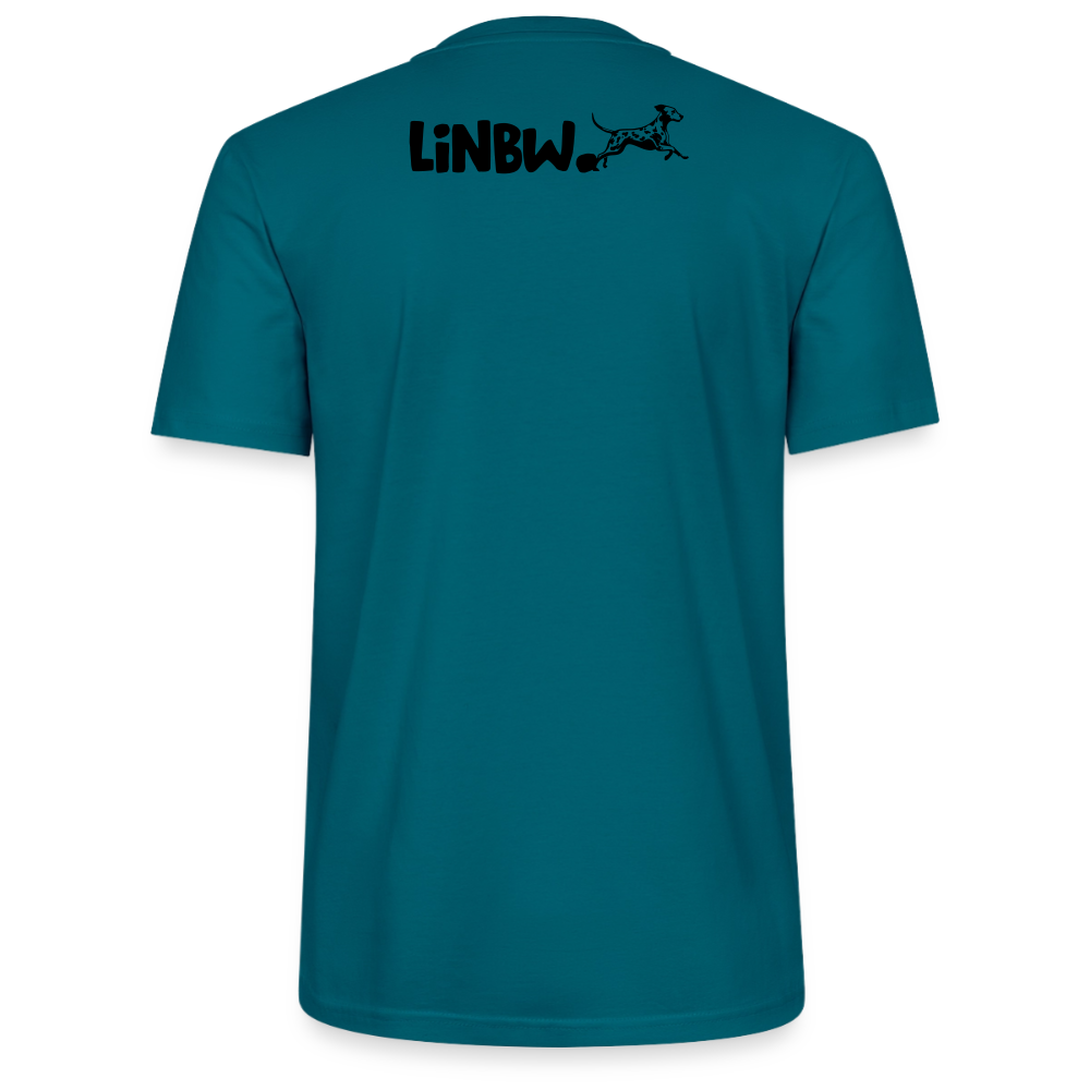 Life is not just black and white Unisex T-Shirt Premium Black Edition - Ozeanblau