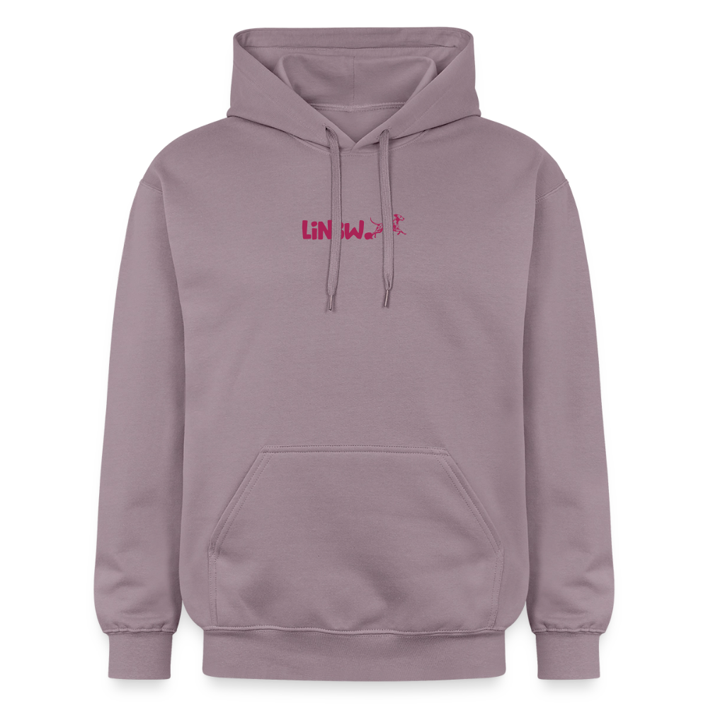 LiNBW. Crew Hoodie Pink Edition Life is not just black and white - Lilagrau 
