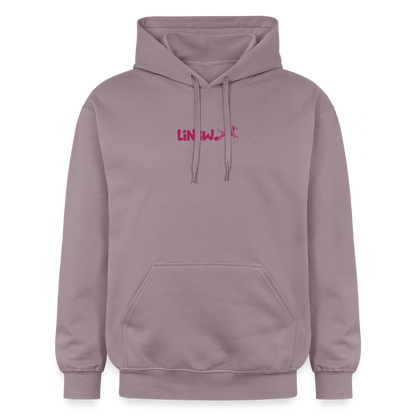 LiNBW. Crew Hoodie Pink Edition Life is not just black and white - Lilagrau 
