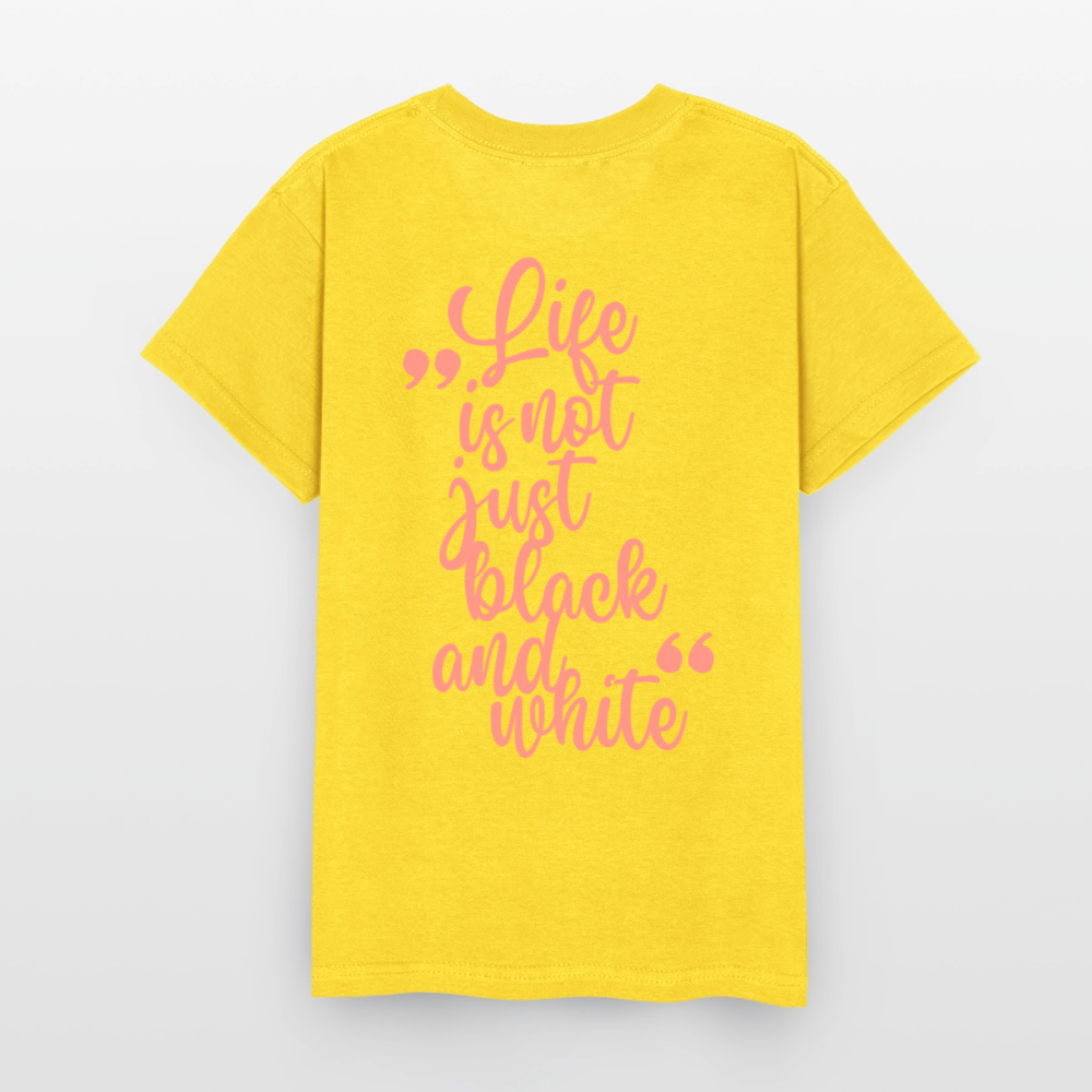 LiNBW. Crew T-Shirt Pink Edition Life is not just black and white - LiNBW.