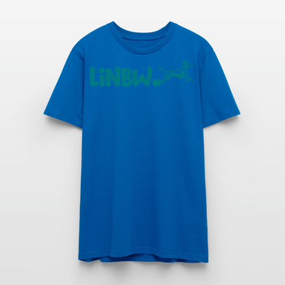 LiNBW. Unisex T-Shirt Premium Crew Blue Edition Life is not just black and white - LiNBW.