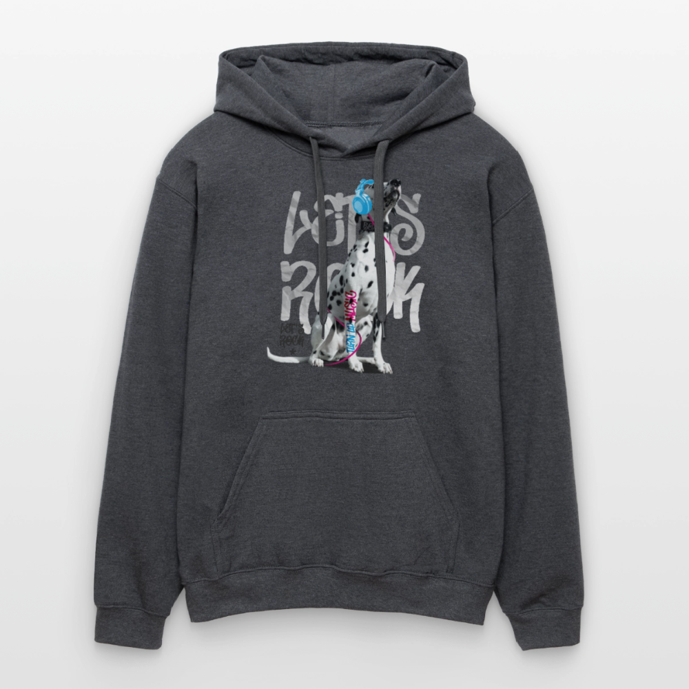 Boa's Hoodie Let's Rock - Dunkelgrau meliert