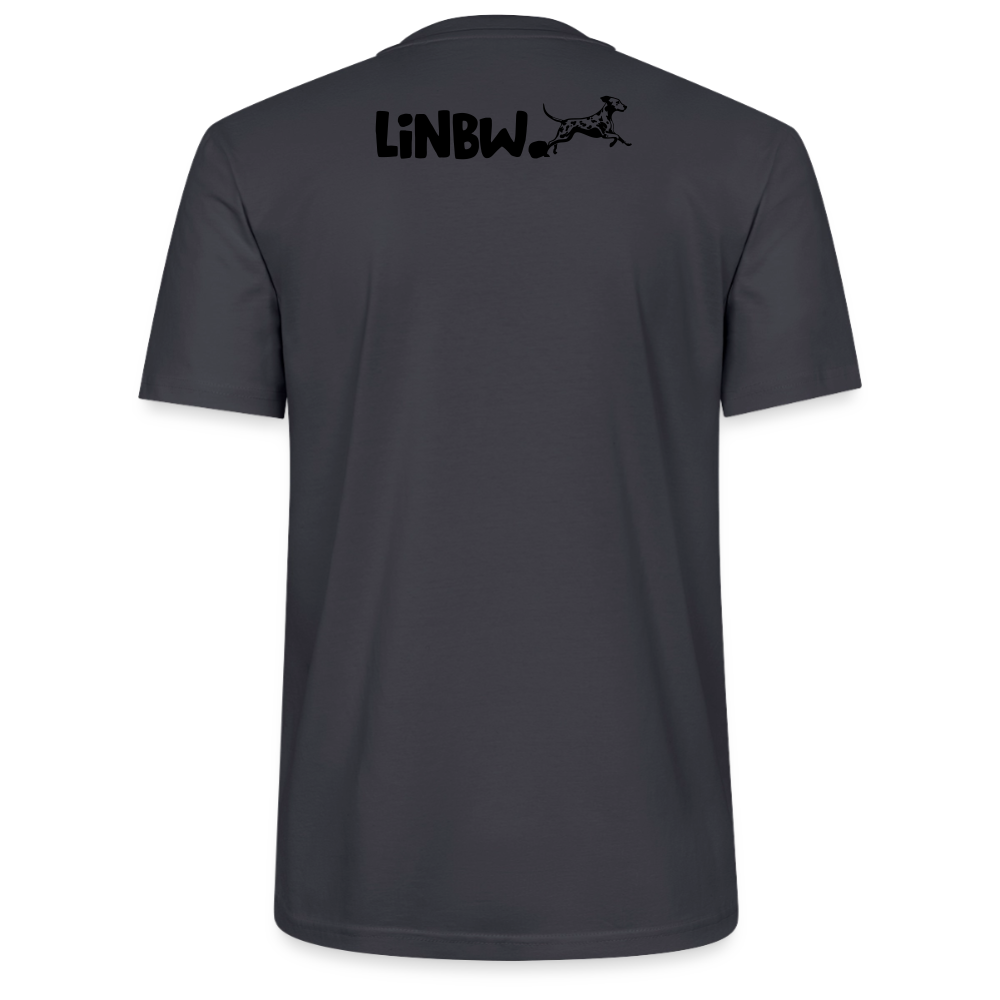 Life is not just black and white Unisex T-Shirt Premium Black Edition - Dunkles Graublau
