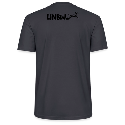 Life is not just black and white Unisex T-Shirt Premium Black Edition - Dunkles Graublau