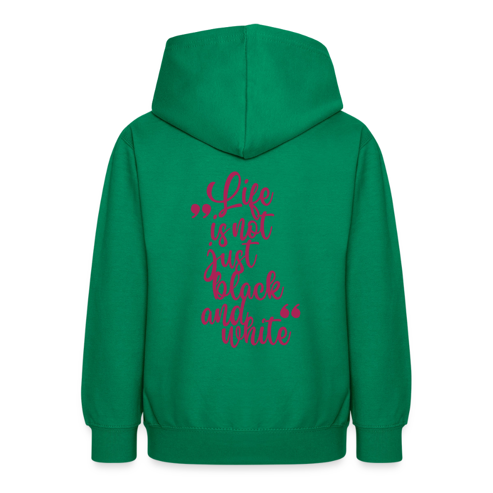 LiNBW. Crew Hoodie Life is not just black and white Edition Pink - LiNBW.