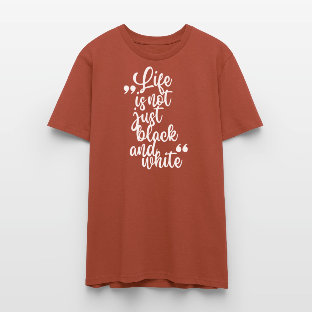 Life is not just black and white Unisex T-Shirt Premium White Edition - LiNBW.