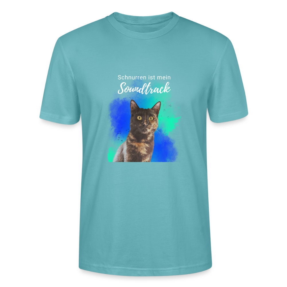 Nala's Unisex T-Shirt Premium Schnurren ist mein Soundtrack White Edition - Pastelltürkis