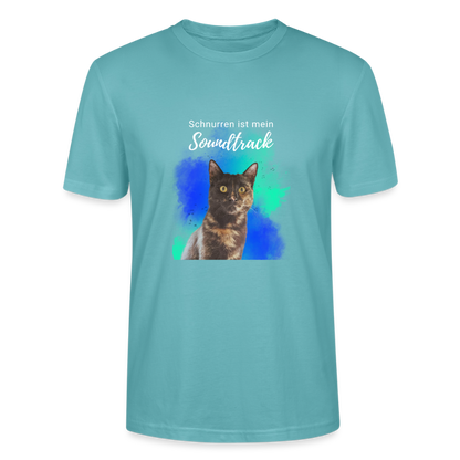 Nala's Unisex T-Shirt Premium Schnurren ist mein Soundtrack White Edition - Pastelltürkis