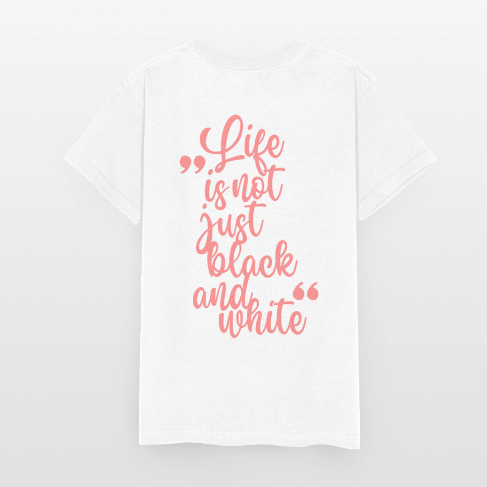 LiNBW. Crew T-Shirt Pink Edition Life is not just black and white - LiNBW.