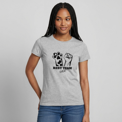 Best Team Ever T-Shirt Black Edition - Grau meliert
