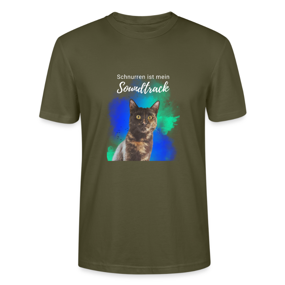 Nala's Unisex T-Shirt Premium Schnurren ist mein Soundtrack White Edition - Khaki