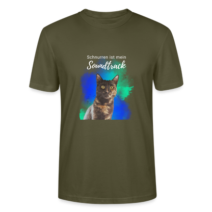 Nala's Unisex T-Shirt Premium Schnurren ist mein Soundtrack White Edition - Khaki