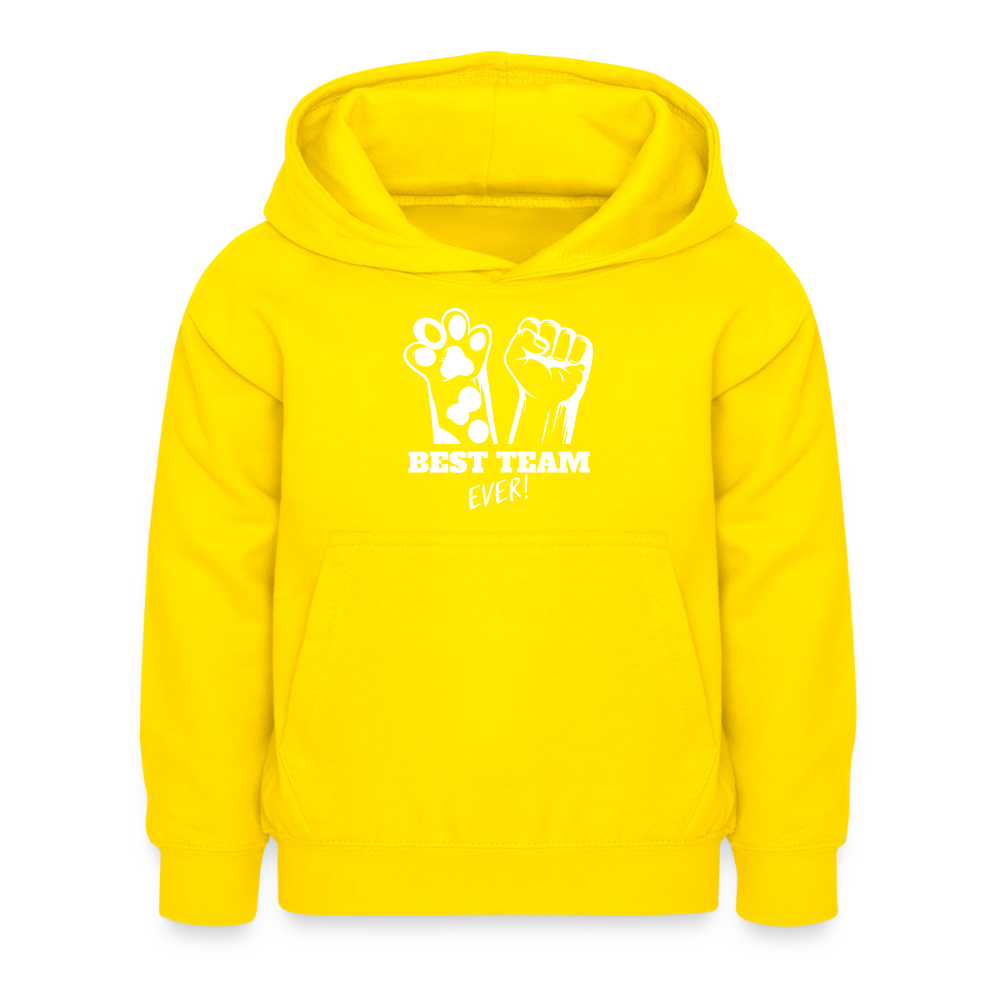 Best Team Ever  Hoodie White Edition - Gelb