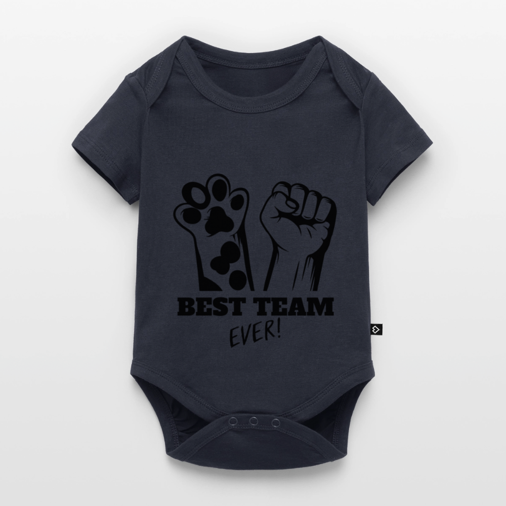 Best Team Ever Kurzarm-Body Black Edition - LiNBW.