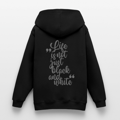 LiNBW. Crew Hoodie Life is not just black and white Edition Grey - LiNBW.