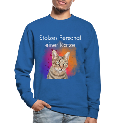 Pedro's Classic Pullover Stolzes Personal einer Katze White Edition - LiNBW.