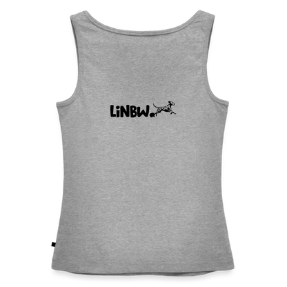 Boa´s Tank Top Premium Splash Life is not just black and white Edition Black - Grau meliert