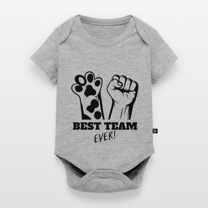 Best Team Ever Kurzarm-Body Black Edition - LiNBW.