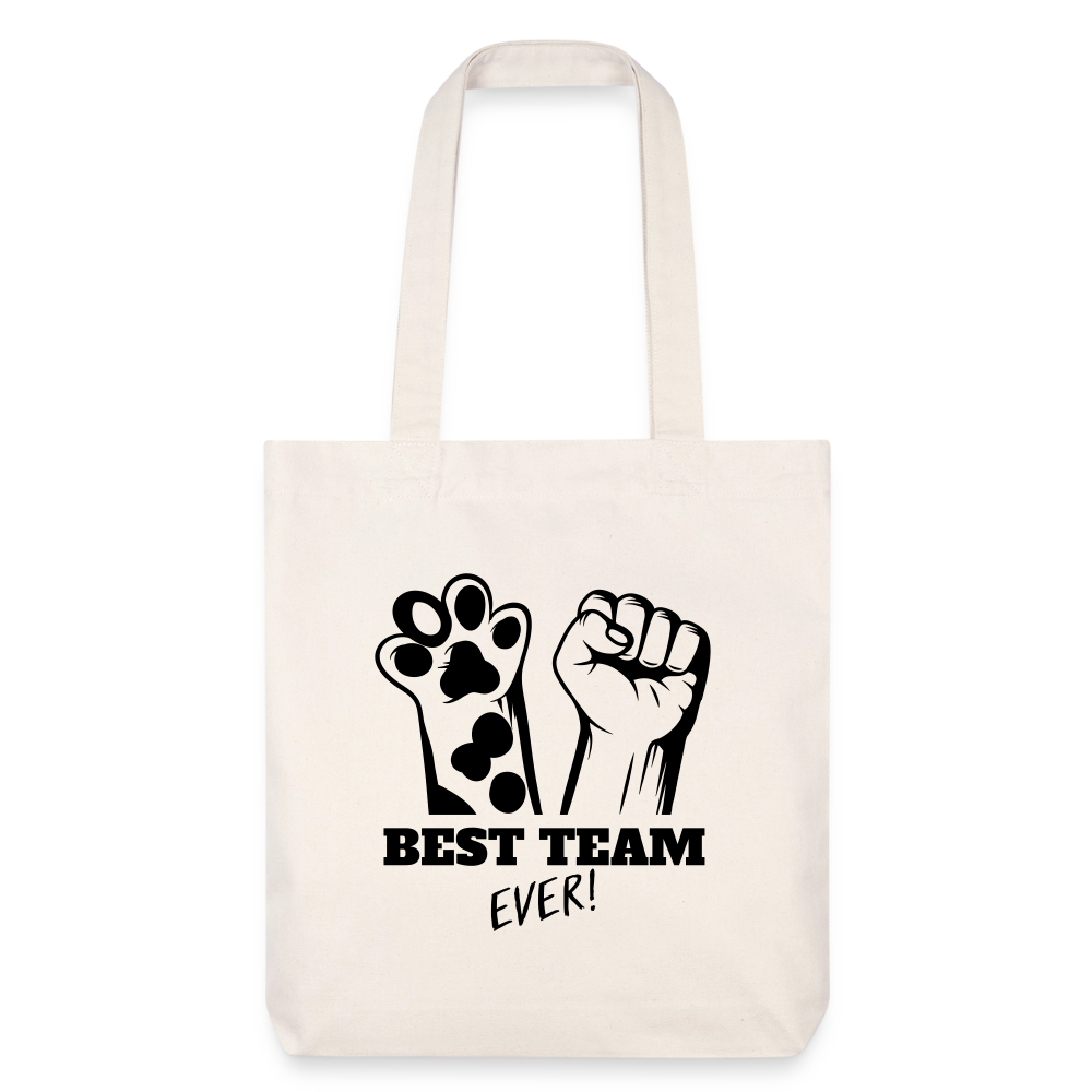 Best Team Ever Stoffbeutel Black Edition - Naturweiß