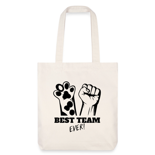 Best Team Ever Stoffbeutel Black Edition - Naturweiß