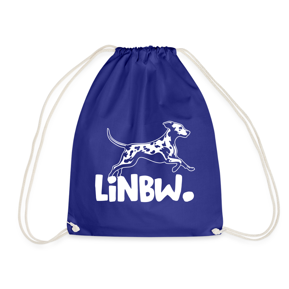 LiNBW. Turnbeutel White Edition - Königsblau