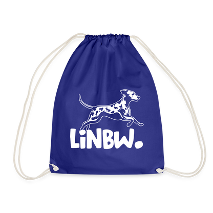 LiNBW. Turnbeutel White Edition - Königsblau