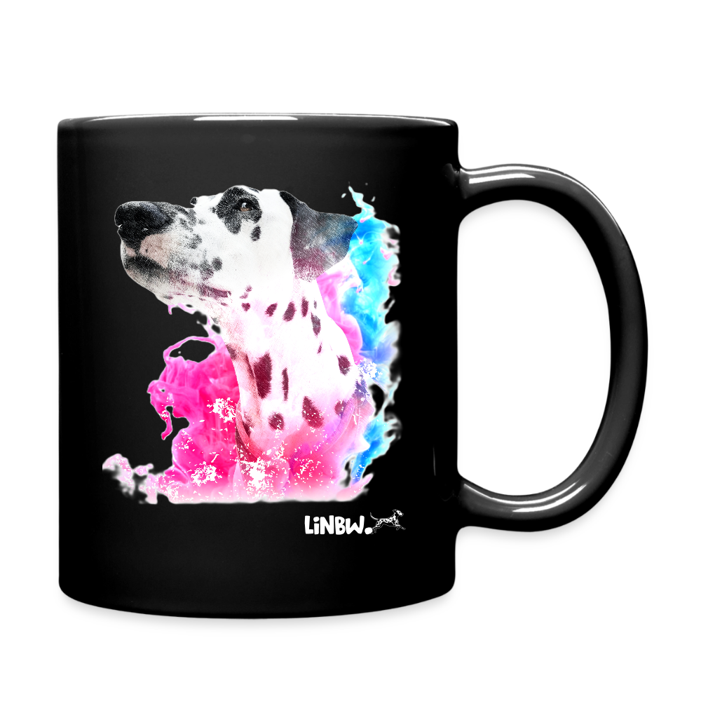 Boa´s Keramiktasse Splash Black Edition Life is not just black and white - Schwarz