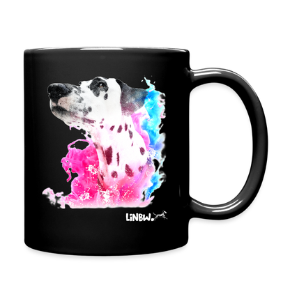 Boa´s Keramiktasse Splash Black Edition Life is not just black and white - Schwarz