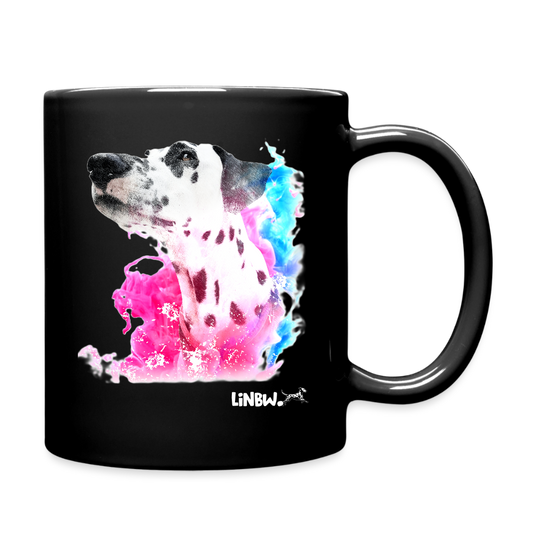Boa´s Keramiktasse Splash Black Edition Life is not just black and white - Schwarz