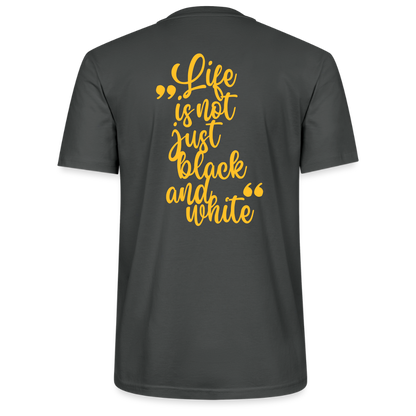 LiNBW. Unisex T-Shirt Premium Crew Yellow Edition Life is not just black and white - LiNBW.