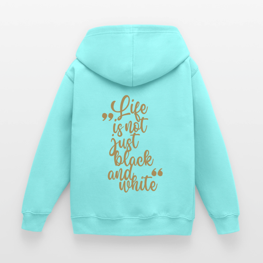 LiNBW. Crew Hoodie Life is not just black and white Edition Brown - LiNBW.