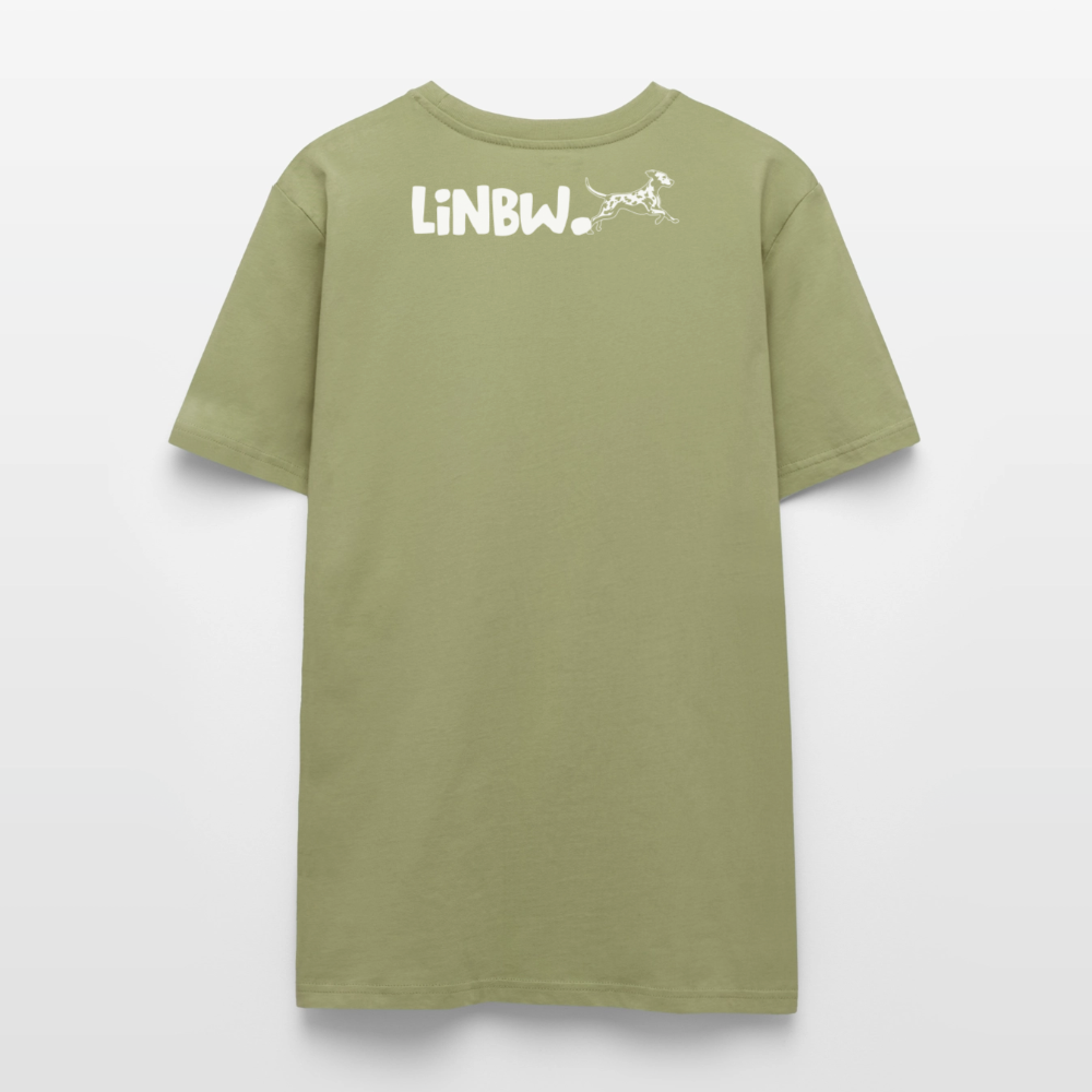 Life is not just black and white – Bio-Baumwollshirt - Nebelgrün