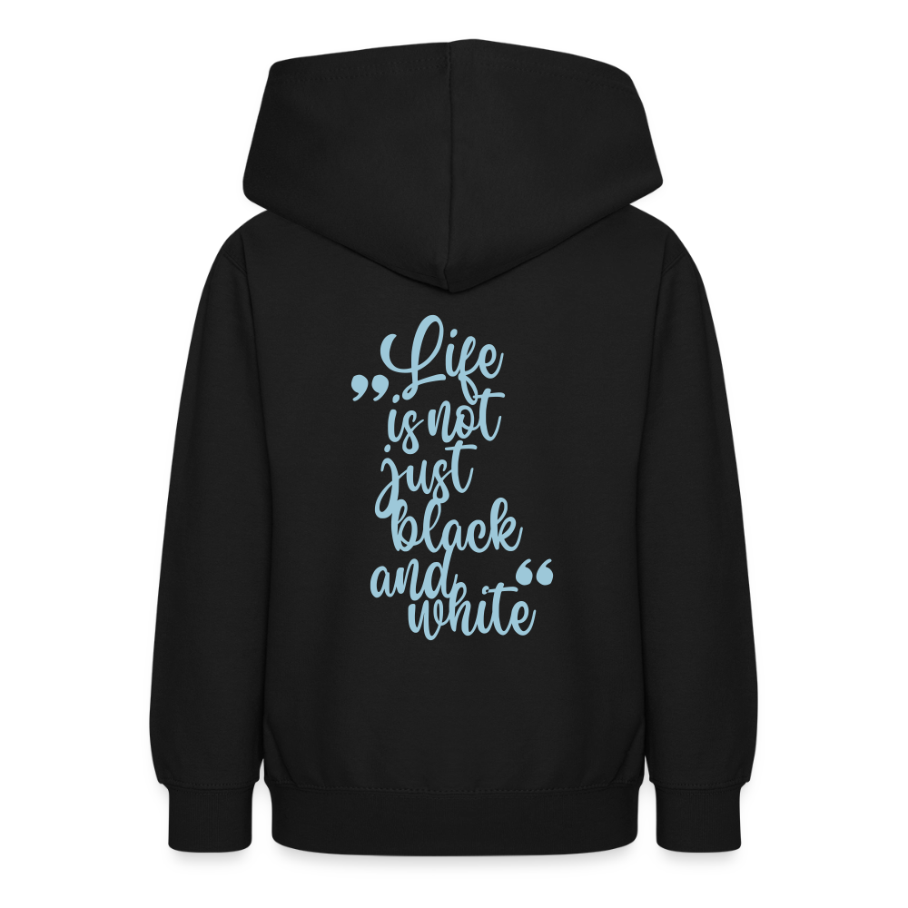 LiNBW. Crew Hoodie Life is not just black and white Edition Blue - LiNBW.