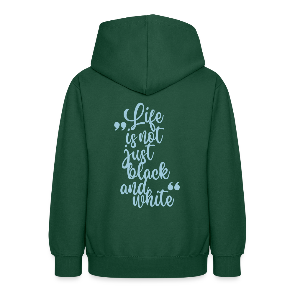 LiNBW. Crew Hoodie Life is not just black and white Edition Blue - LiNBW.