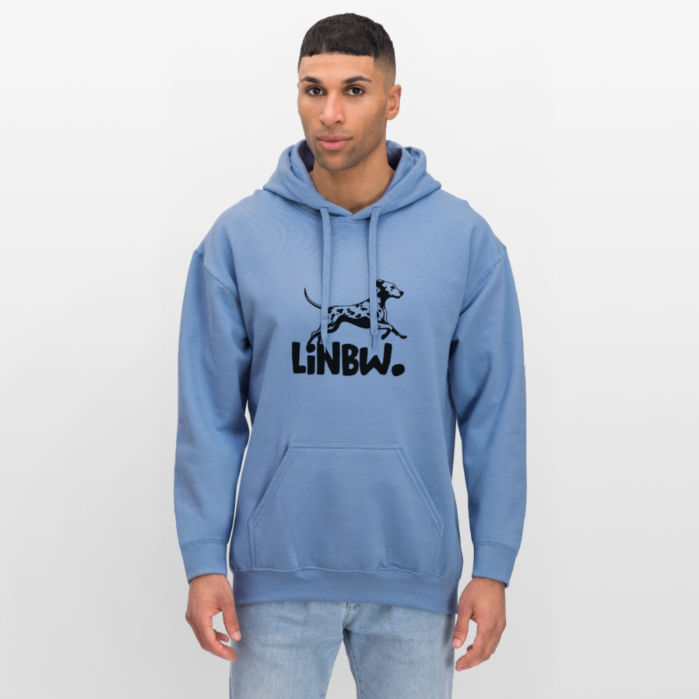 LiNBW. Hoodie Black Edition - Carolina Blue
