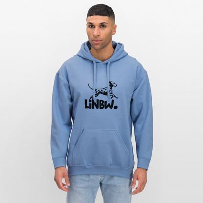 LiNBW. Hoodie Black Edition - Carolina Blue