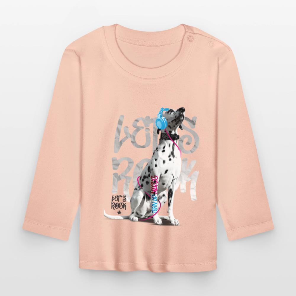 Boa´s Langarmshirt Let´s Rock - Kristallrosa