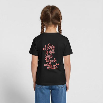 LiNBW. Crew T-Shirt Pink Edition Life is not just black and white - LiNBW.