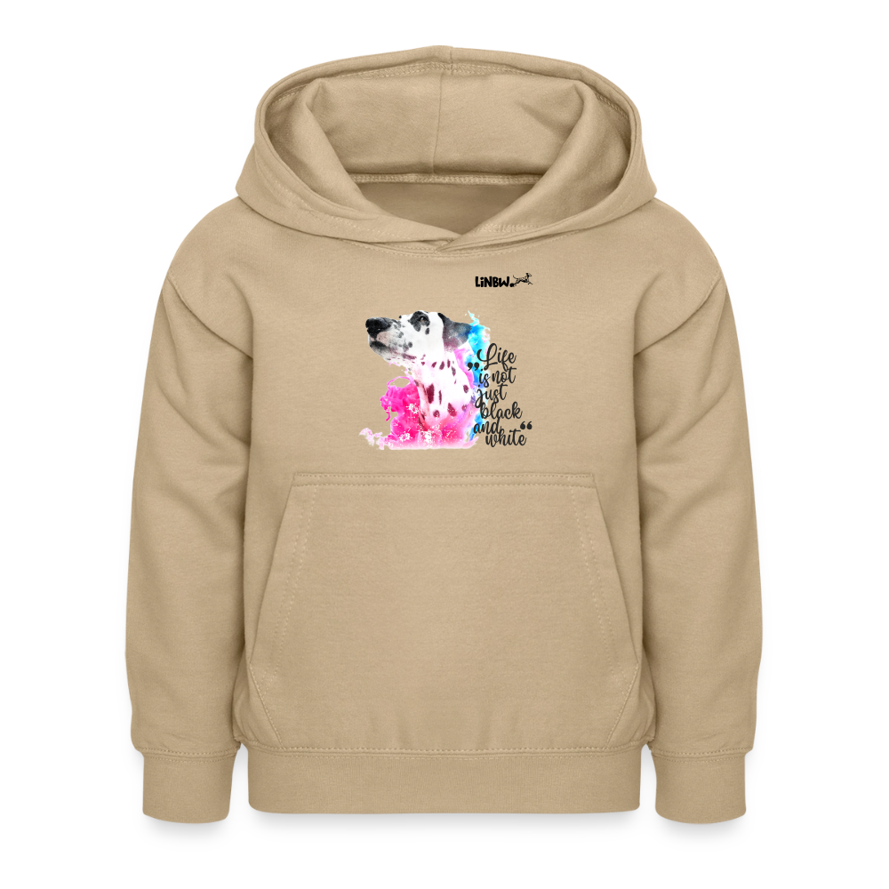 Boa's Hoodie Splash Life is not just black and white Edition Black - LiNBW.