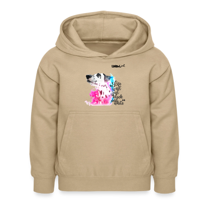 Boa's Hoodie Splash Life is not just black and white Edition Black - LiNBW.