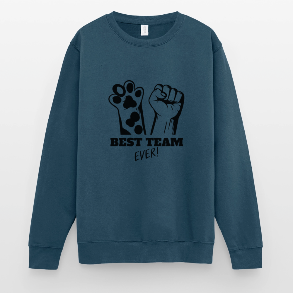 Best Team Ever Classic Pullover Black Edition - Indigoblau