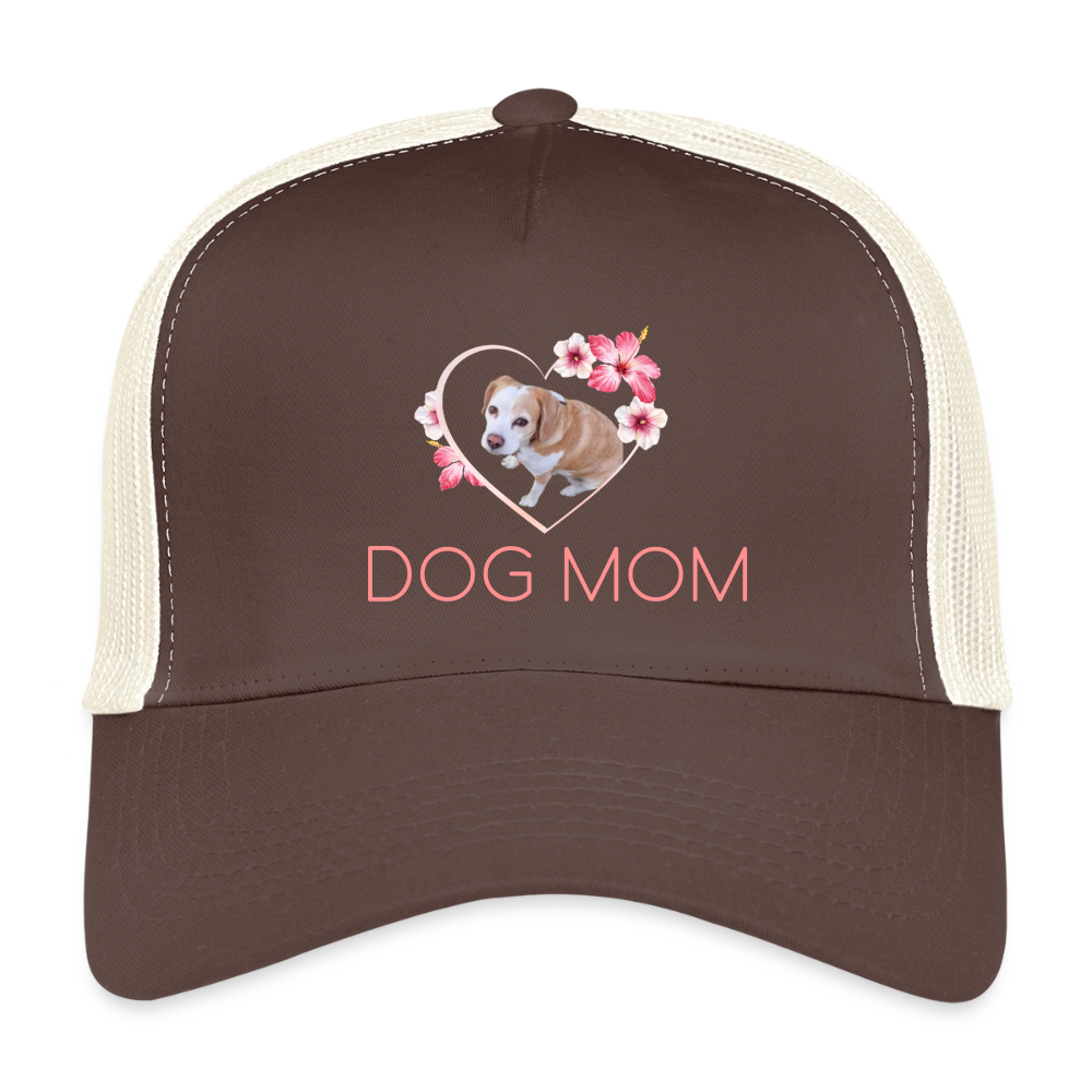 Luna´s Trucker Cap DOG MOM - Braun/Beige