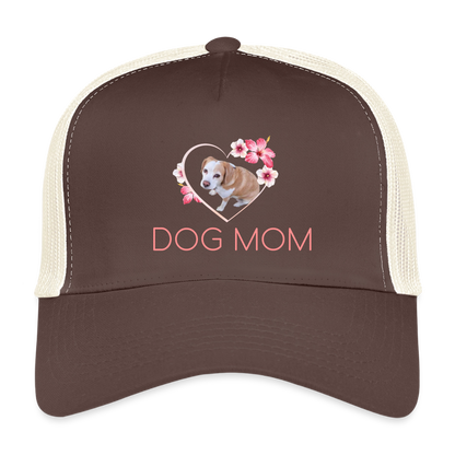 Luna´s Trucker Cap DOG MOM - Braun/Beige