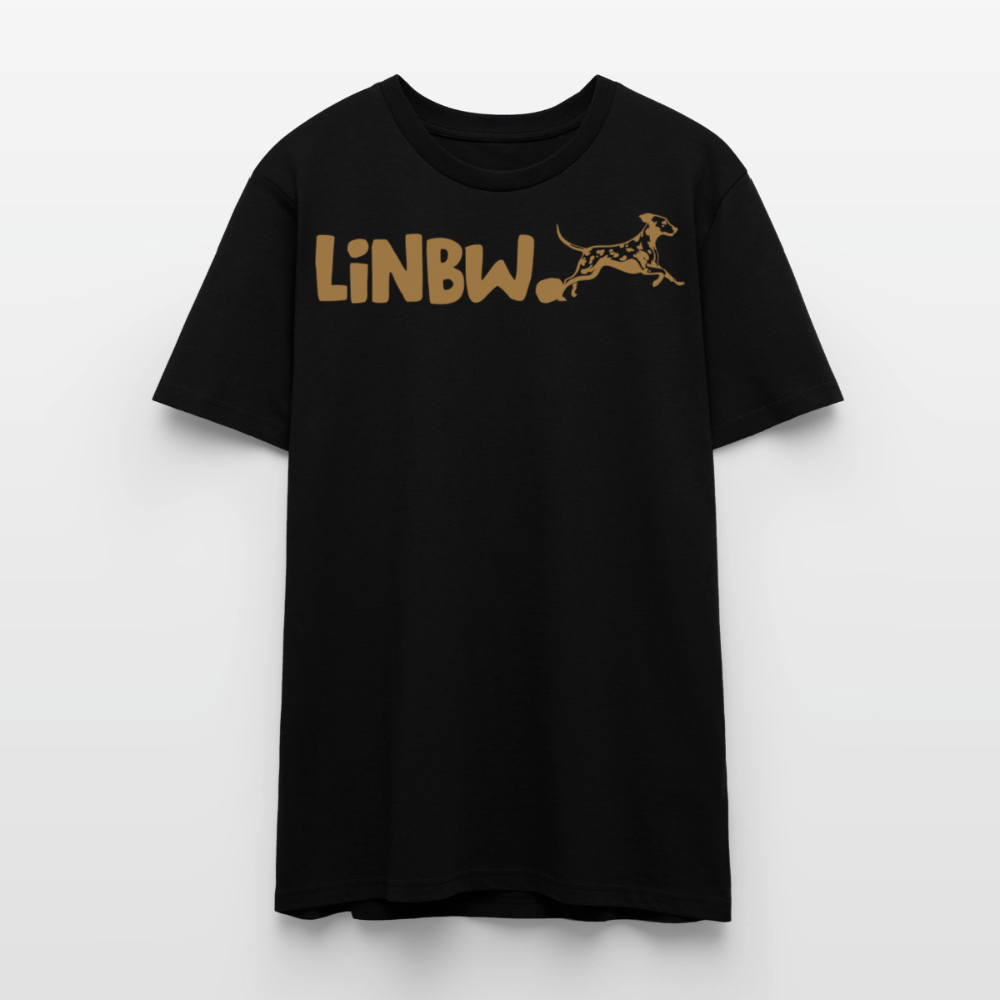 LiNBW. Unisex T-Shirt Premium Crew Brown Edition Life is not just black and white - Schwarz