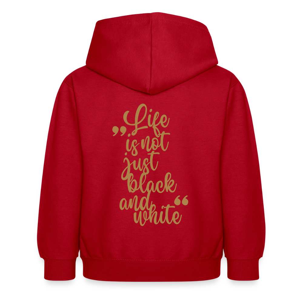 LiNBW. Crew Hoodie Life is not just black and white Edition Brown - LiNBW.