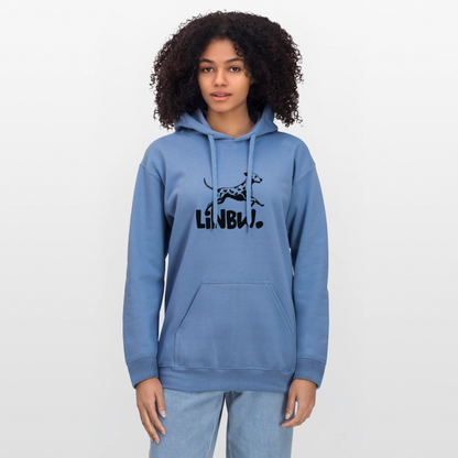 LiNBW. Hoodie Black Edition - Carolina Blue