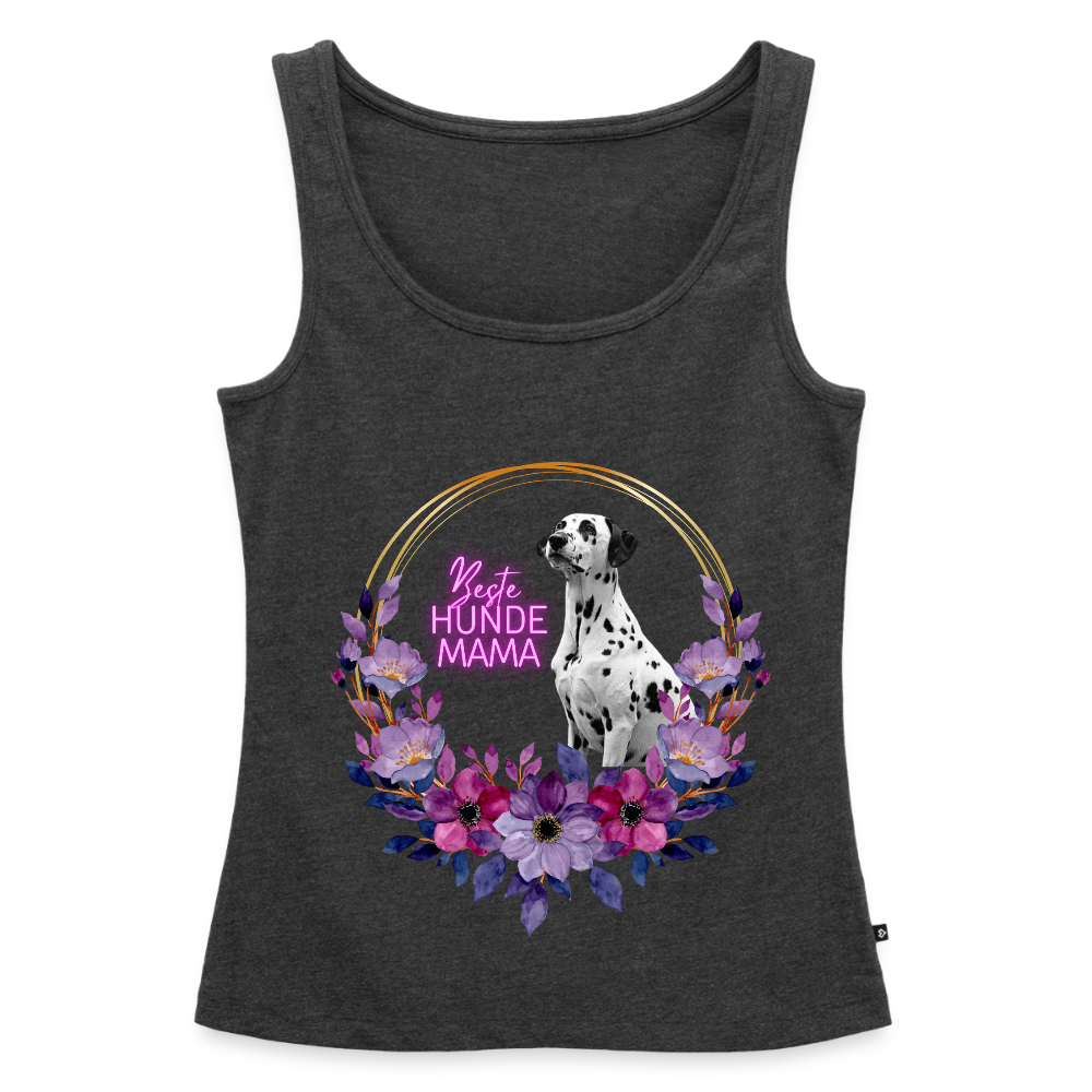 Boa´s Tank Top Premium Beste Hundemama - Anthrazit meliert