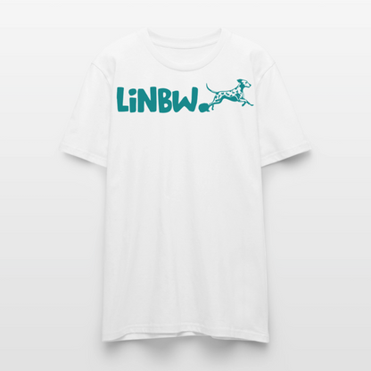 LiNBW. Unisex T-Shirt Premium Crew Blue Edition Life is not just black and white - LiNBW.