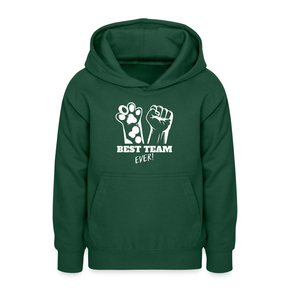 Teenager Hoodie - Flaschengrün